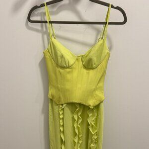 Oh Polly Green Maxi Dress